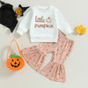 Pumpkin Print Sweatshirt & Pants