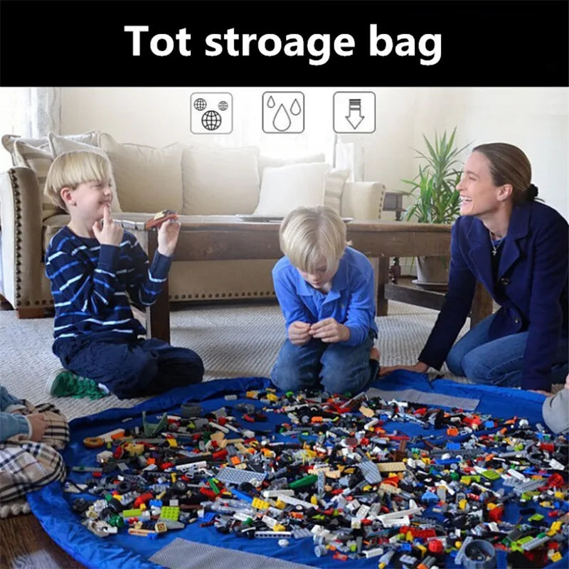 Toy Storage Play Mat Organizer