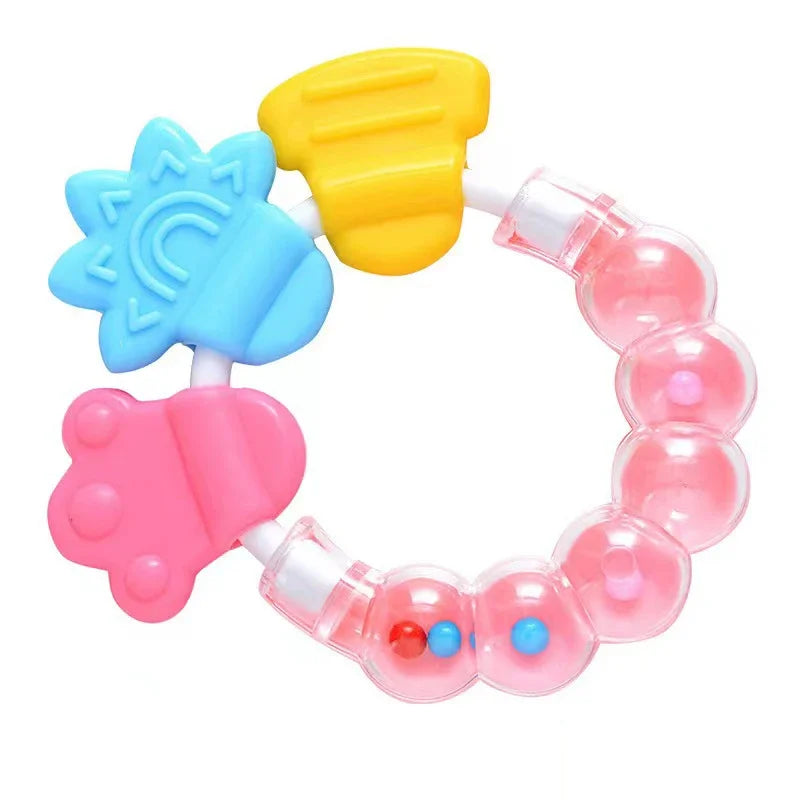 Fruit Silicone Baby Teether Toy Set
