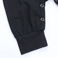 Baby Bat Romper Costume - Black Halloween Jumpsuit with Wing Sleeves