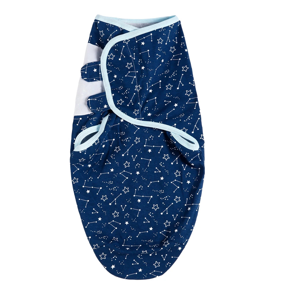 100% Cotton Newborn Swaddle Wrap for Calm, Cozy Sleep