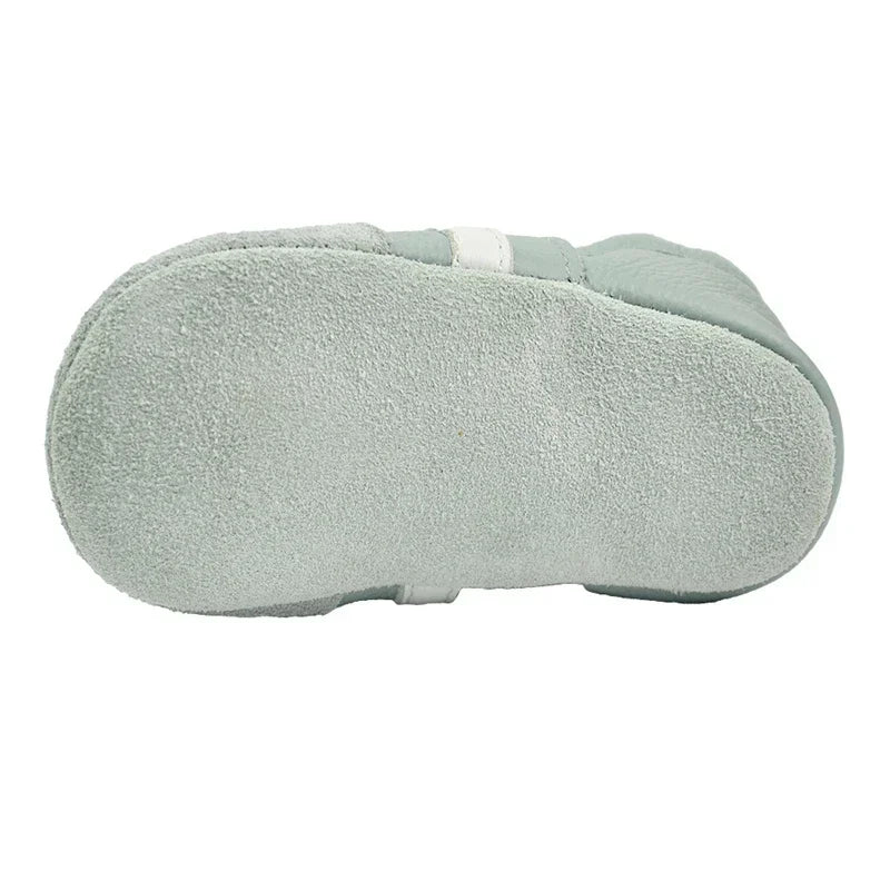 WildStep Leather Baby Moccasins | Animal Soft Sole First Walker Shoes 0-24M