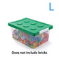 Colorful Stackable Building Block Storage Boxes
