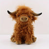 Highland Cow Plush Toy - 25cm Soft Stuffed Farm Animal for Kids