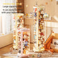 Transparent Plush Toy Storage Tower with Zipper Cover