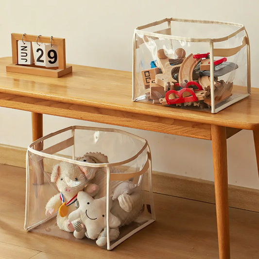 Transparent Toy Storage Box for Kids