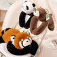 Long Arm Animal Plush Pillow - Soft Cuddly Stuffed Toy for Kids