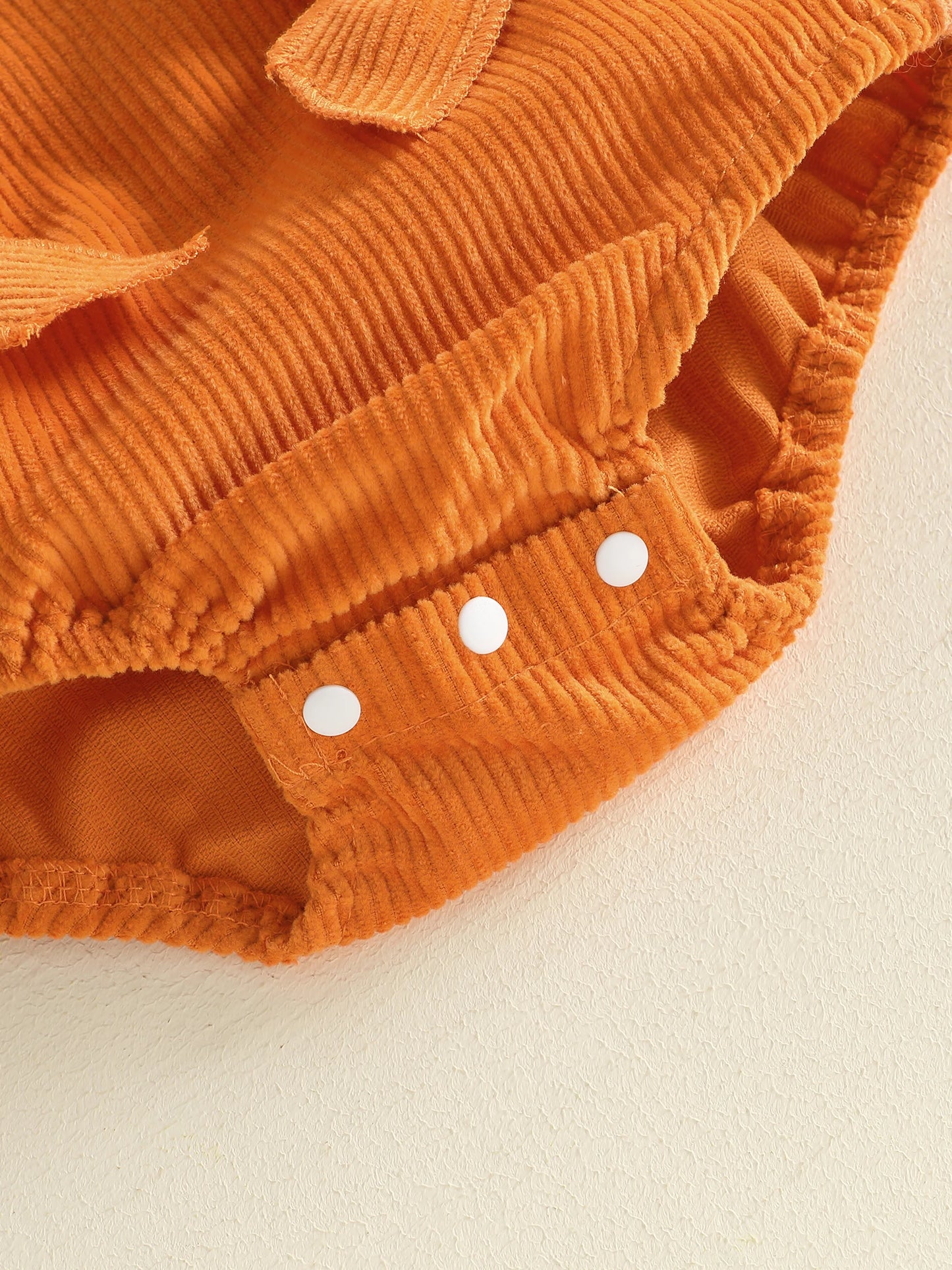 Baby Pumpkin Romper Outfit - Halloween Bodysuit Set with Bow Headband