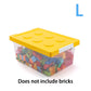 Colorful Stackable Building Block Storage Boxes