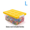 Colorful Stackable Building Block Storage Boxes