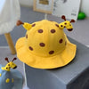 Cute Cartoon Giraffe Bucket Baby Hat
