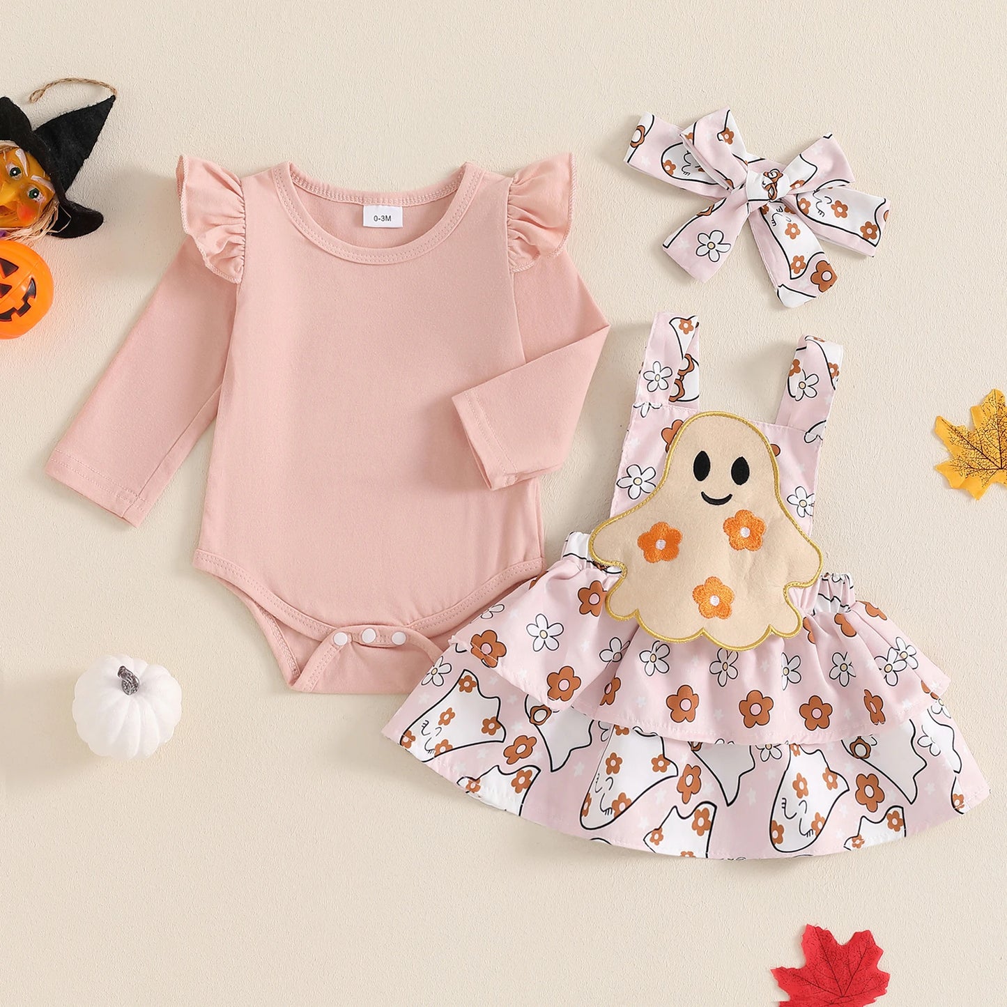 Halloween Baby Romper Set