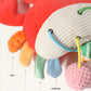 Hanging Baby Crib Toy Plush Bedbell with Pull String and Rattles