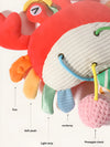 Hanging Baby Crib Toy Plush Bedbell with Pull String and Rattles