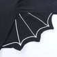 Baby Bat Romper Costume - Black Halloween Jumpsuit with Wing Sleeves