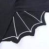 Baby Bat Romper Costume - Black Halloween Jumpsuit with Wing Sleeves