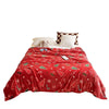 Christmas Flannel Blanket Soft Cozy Holiday Throw