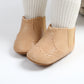 LittleStep Vintage Baby Booties | Warm Anti-Slip Soft Sole Infant Shoes 0-18M
