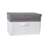 Fabric Organizer Bin with Lid for Home Storage