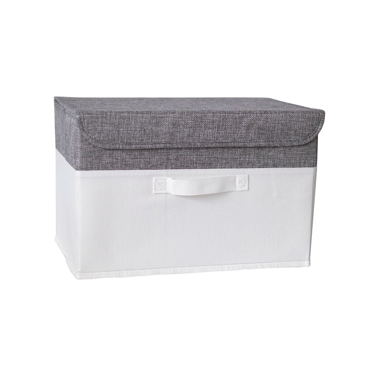 Fabric Organizer Bin with Lid for Home Storage