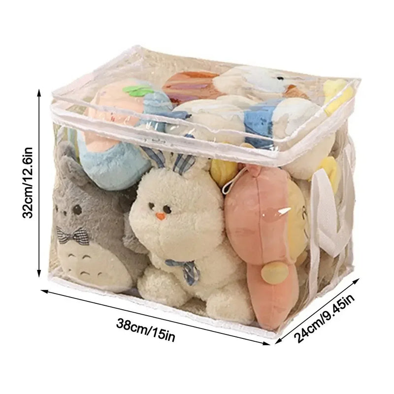 Clear PVC Toy Storage Box – Waterproof Foldable Organizer