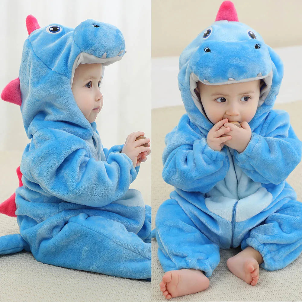 Kids Animal Onesie Pyjamas for Warm Winter Nights & Cozy Playtime