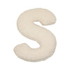 Lambswool Alphabet Pillows – Soft Plush Letter Cushion for Nursery and Playrooms