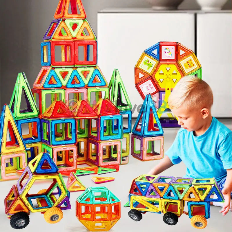 Magnetic Building Blocks Set for Kids | Creative Construction Toy