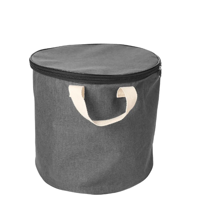Foldable Toy Storage Bucket with Play Mat