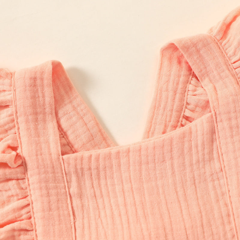 Sleeveless Baby Girls Romper