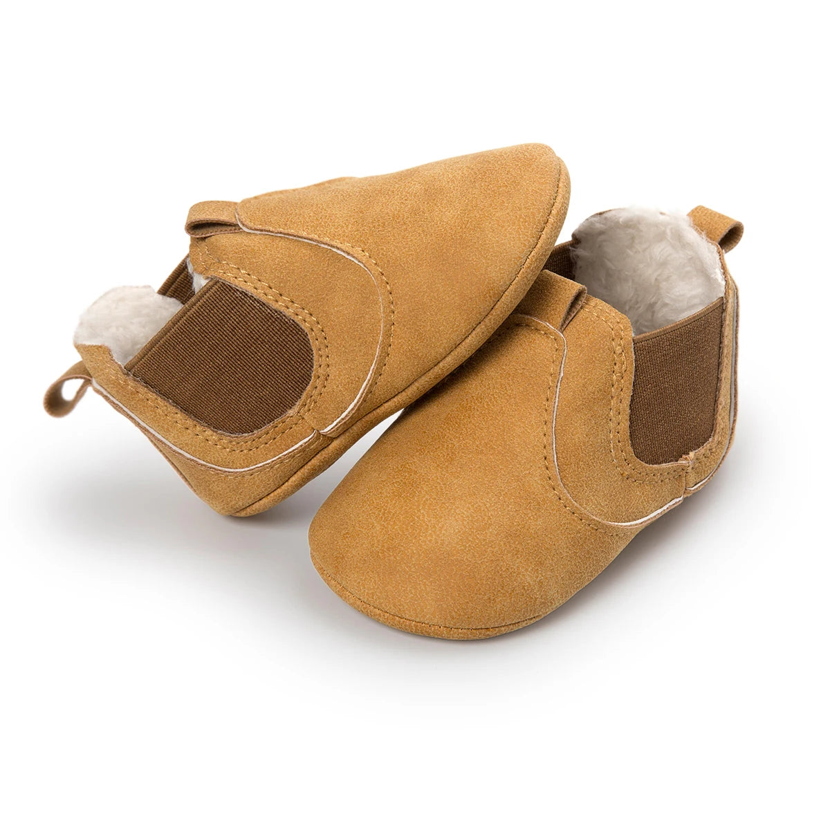 LittleStep Vintage Baby Booties | Warm Anti-Slip Soft Sole Infant Shoes 0-18M