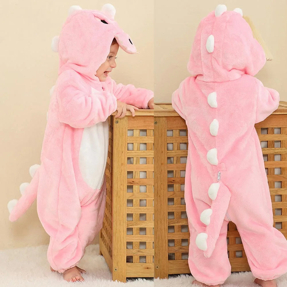Kids Animal Onesie Pyjamas for Warm Winter Nights & Cozy Playtime