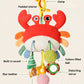 Hanging Baby Crib Toy Plush Bedbell with Pull String and Rattles
