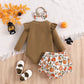 Girls Halloween Bodysuit and Bloomer