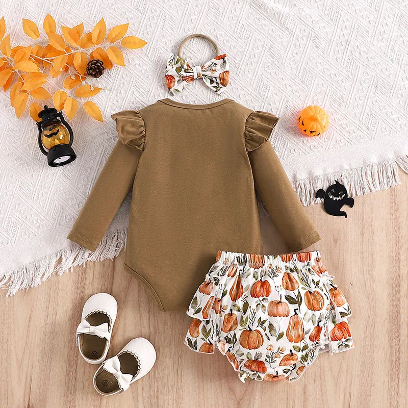 Girls Halloween Bodysuit and Bloomer