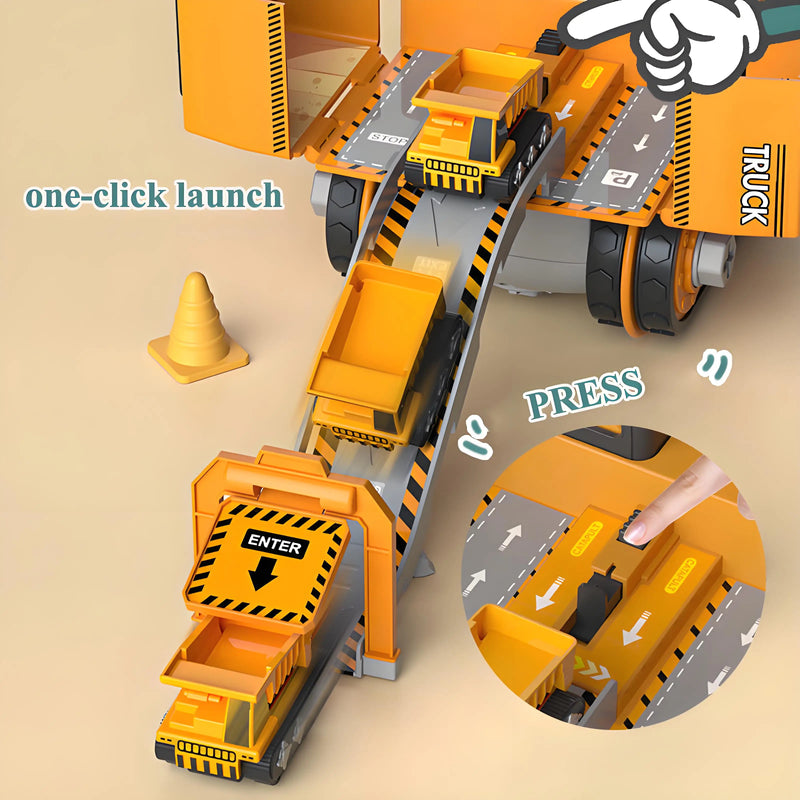 Kids DIY Engineering Vehicle with Electric Drill Toy Set