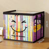 Clear Book Storage Box with Handles