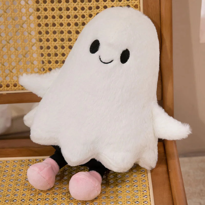 Cute Ghost Plush Toy - Soft Halloween Ghost Pillow for Kids & Room Decor