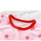 Short Sleeve Kids Pyjama Set with Cute Cartoon Prints
