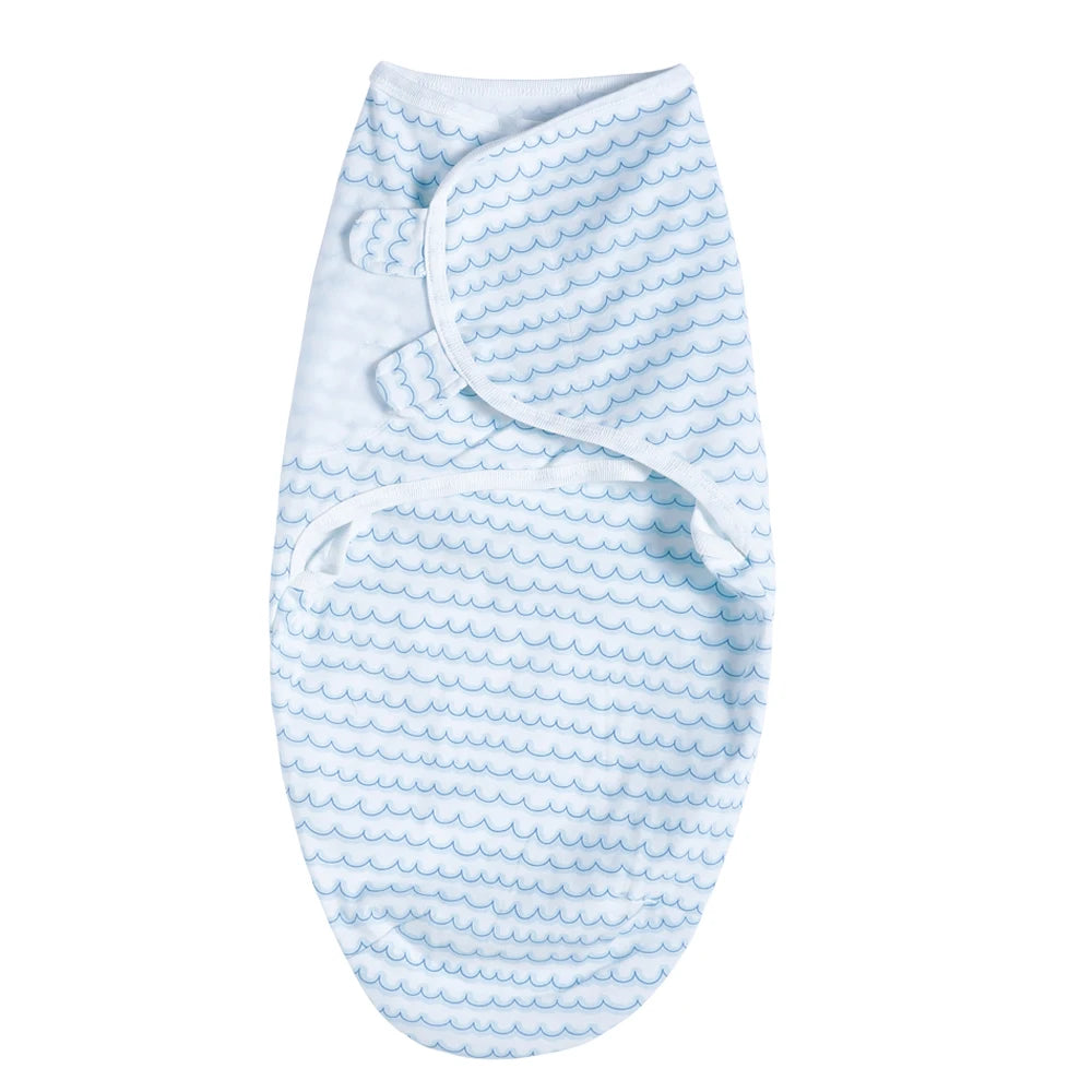 100% Cotton Newborn Swaddle Wrap for Calm, Cozy Sleep