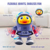 Space Duck Dancing Robot Toy with Lights and Music