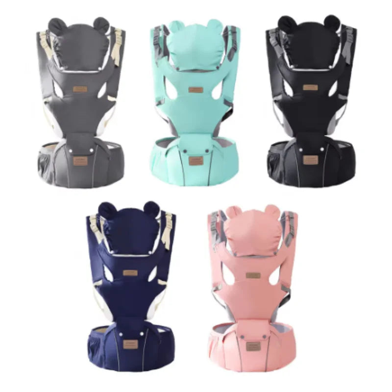 Baby Hipseat Carrier with Hood – Adjustable Infant & Toddler Support