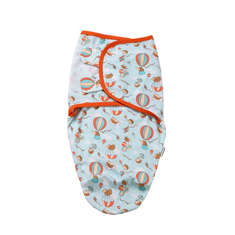 100% Cotton Newborn Swaddle Wrap for Calm, Cozy Sleep