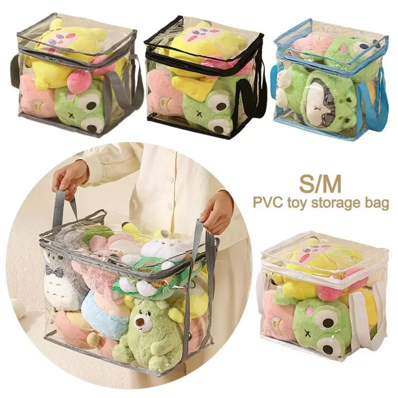 Clear PVC Toy Storage Box – Waterproof Foldable Organizer