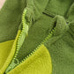 Baby Avocado Romper Outfit - Hooded Sleeveless Jumpsuit with Striped Stockings