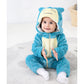 Baby Lion Onesie Costume - Soft Animal Romper with Hooded Mane