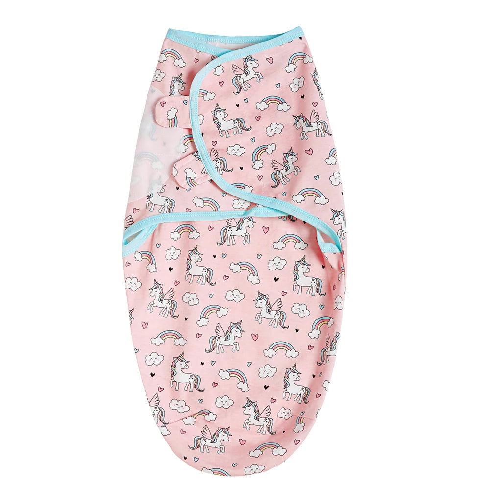 100% Cotton Newborn Swaddle Wrap for Calm, Cozy Sleep