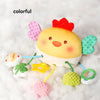 Hanging Baby Crib Toy Plush Bedbell with Pull String and Rattles