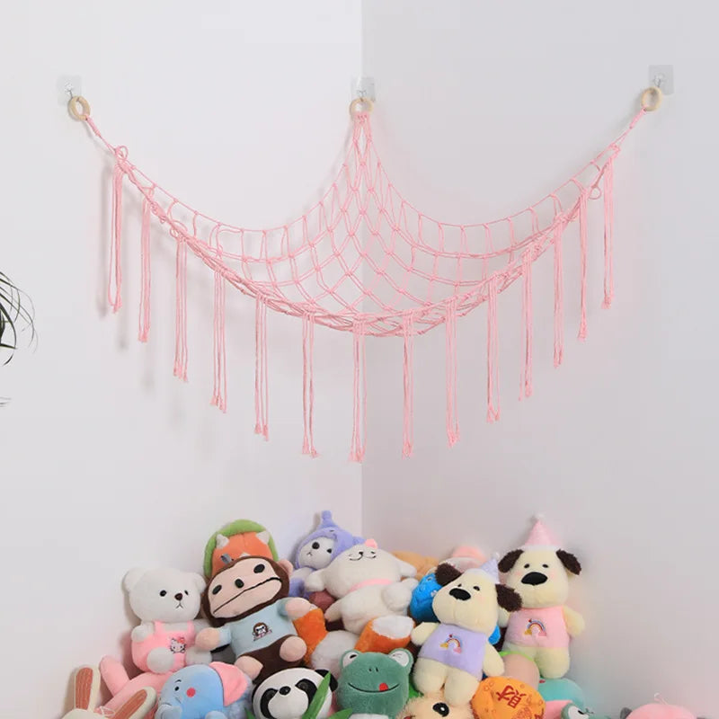 Corner Toy Hammock Net for Stuffed Animals