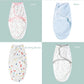100% Cotton Newborn Swaddle Wrap for Calm, Cozy Sleep